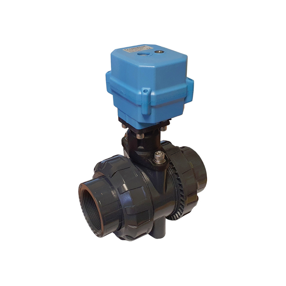 Actuated UPVC Ball Valve