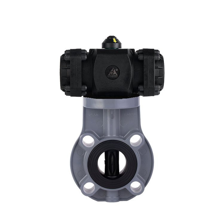 Pneumatic Actuated CPVC Butterfly Valve